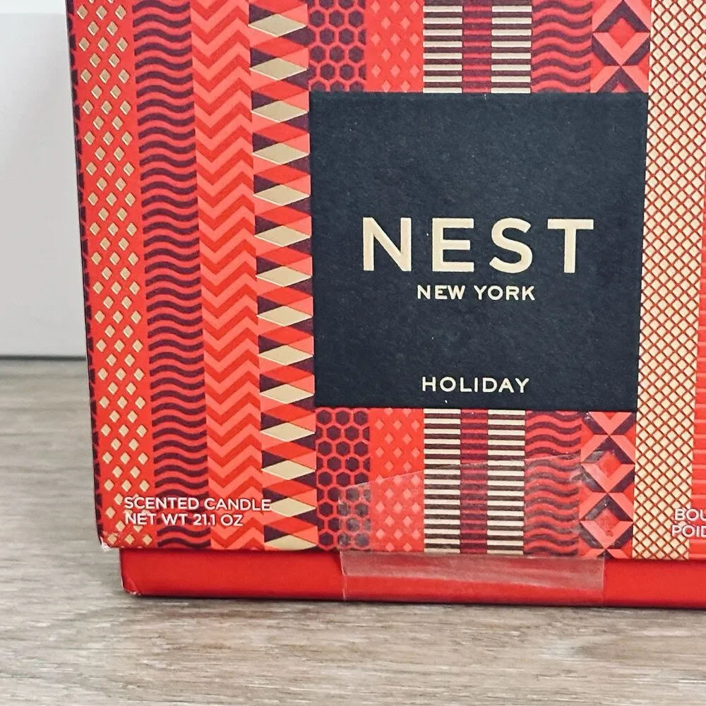Nest New York Holiday Scented Candle Luxury 3 Wick 21.1 oz 600 g